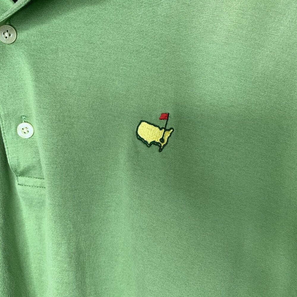 Augusta National Golf Shop Mens Large Polo Green - Picture 3 of 7